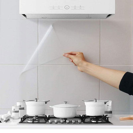 Kitchen Oil Splash Guard Wall Foil Protector Stove Cover Removable Baffle Screen - Aimall