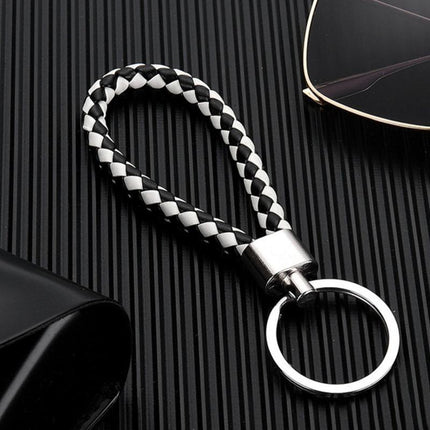 Handmade Leather Rope Keychain Car keychain Bag Pendant Accessories - Aimall