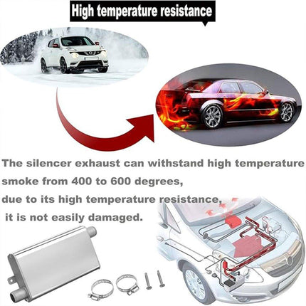 24mm Diesel Parking Heater Silencer Exhaust Kit for Air Heater Truck Van Heating