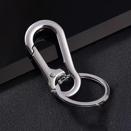 3PCS Clasp Clips Hook Alloy Key Ring Split Detachable Keychain Durable Diy - Aimall