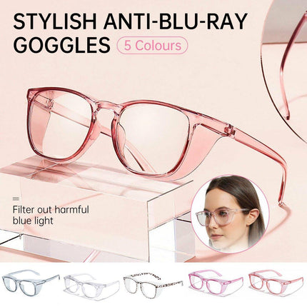 Anti Blue Light Anti Fog Dustproof Goggles Clear Glasses Pollen Sand Protection