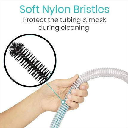 Double-headed Tube Cleaning Brush Hose Cleaner Supplies Fits 19mm/15mm Dia Tube