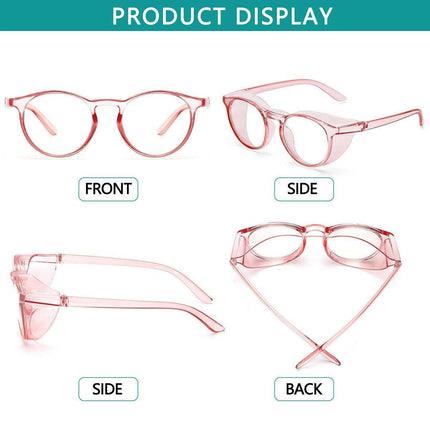 Anti Blue Light Anti Fog Dustproof Goggles Clear Glasses Pollen Sand Protection
