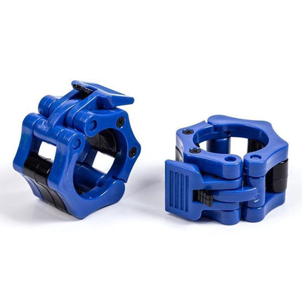 50mm Barbell Clamp Collar Clip Olympic Weightlifting Lift Spring Lock - Aimall