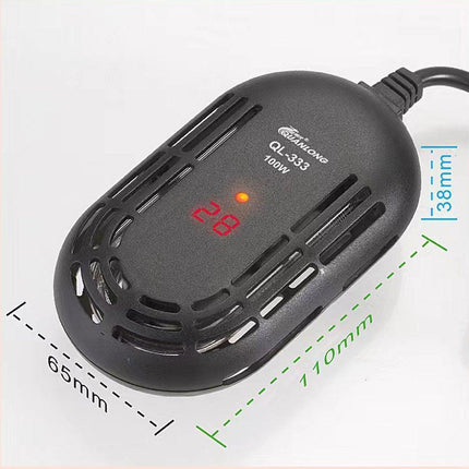 Turtle Mini Aquarium Fish Tank Heater Heating Rod Submersible Thermostat Heater - Aimall