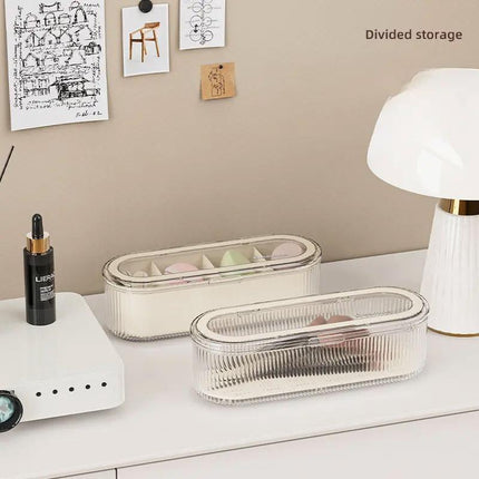 Large Storage Box with Lid Organiser Multi Compartment Organiser Container
