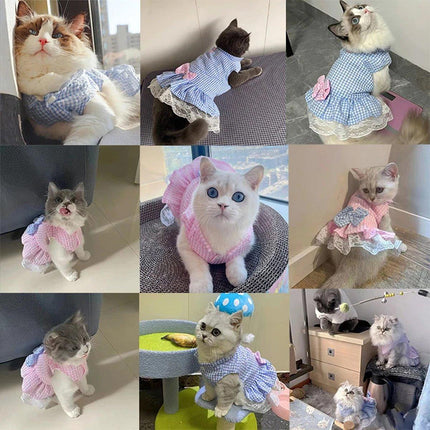 Cute Small Dog Dress Puppy Clothing Pet Apparel for Summer Fashion Outfit