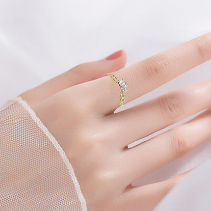 Fashion Oval Ring Simple Elegant Design Jewellery for Women Stylish Accessories