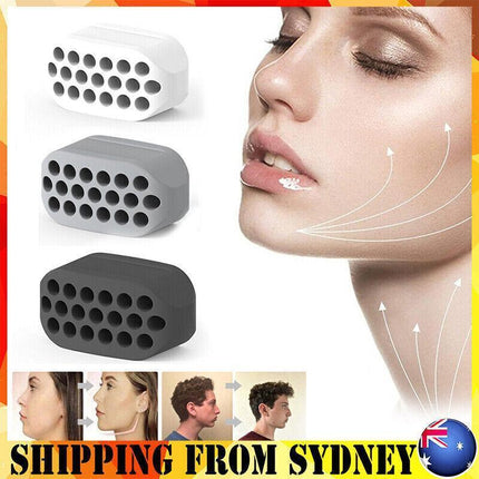 Jawline Trainer Neck Toner Jaw Training Fitness Ball Face Muscle Exerciser - Aimall