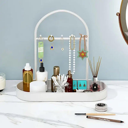 Versatile Entryway Storage Rack Waterproof Metal Key Holder Decorative Desktop