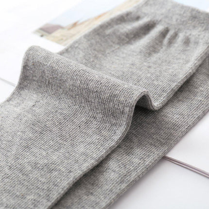 2Pairs Soft Sport Running Five Finger Toe Sock Elastic Short Solid Sock Men Grey