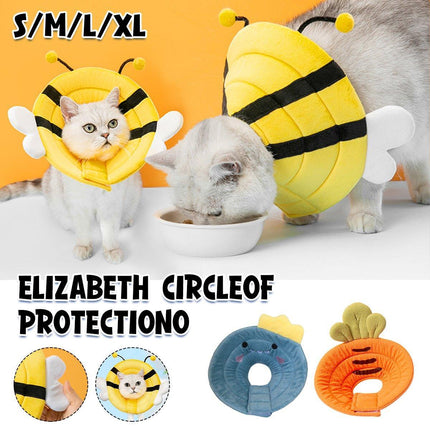 Elizabeth Circle Cat Sterilization Collar Anti-Licking Pet Scarf for Cat and Dog