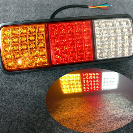 2pcs 75 LED Tail Lights 12V Brake Reverse Indicator Ute Trailer Truck Boat