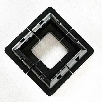 4x Solar Panel Mounting Bracket White Black Corner Set Kit Entry Caravan Boat