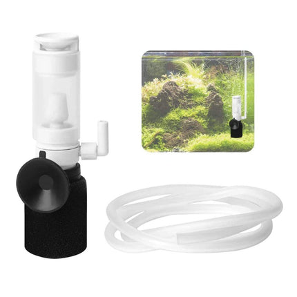 Compact Mini Aquarium Filter 3 in 1 Water Filter Aerator for Fish Tanks Quiet