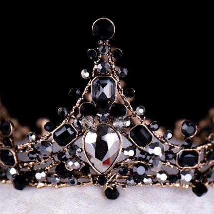 Baroque Princess Full Circle Crown Birthday Wedding Decor Performance Headwear