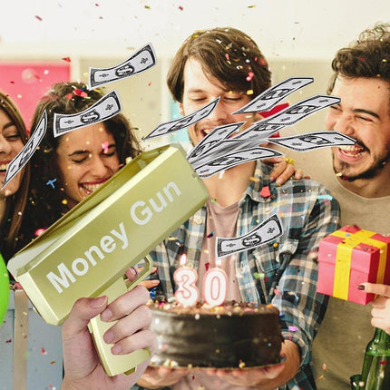 Electric Money Spray Toy Cash Bill Sprayer Machine for Party Fun Gift Kids