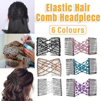 6PCS Creative Magic Hair Comb Bun Maker Styling Tool for Easy Hairdo and Updos