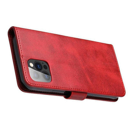 Red Wallet Leather Flip Case Cover For iPhone 7 8 6 6S Plus X 11 12 13 Pro XS Max XR - Aimall