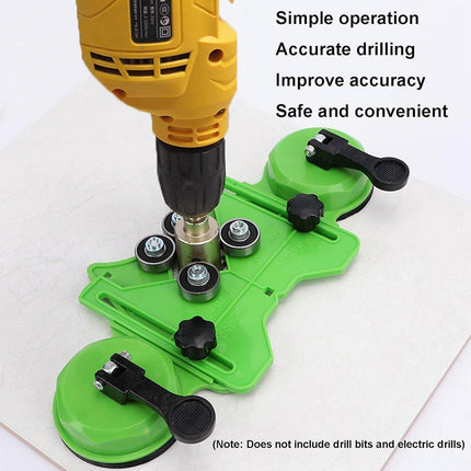 Multifunction Glass Tile Positioning Tool Drill Chuck Marble Hole Punching Tool