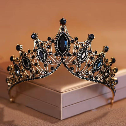 Bridal Tiara Baroque Style Crown Wedding Party Headpiece Women Dress Accessories