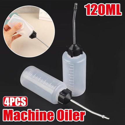 4PCS 120ml Sewing Machine Oil Pen Needle Oiler Repair Tool Household Oil Bottle