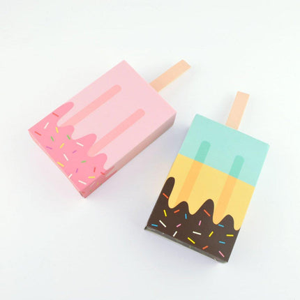 50PCS Creative Ice Cream Candy Gift Boxes Fruit Shaped Party Favor Packaging Box