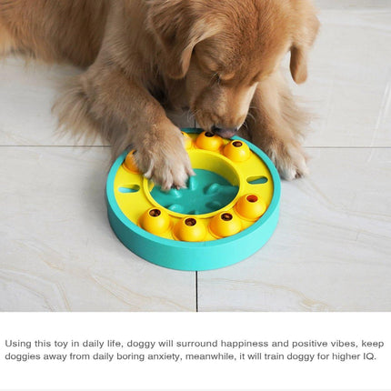 Interactive Slow Feeder Toy for Dogs Cats Pet Puzzle Hidden Treat Food Dispenser