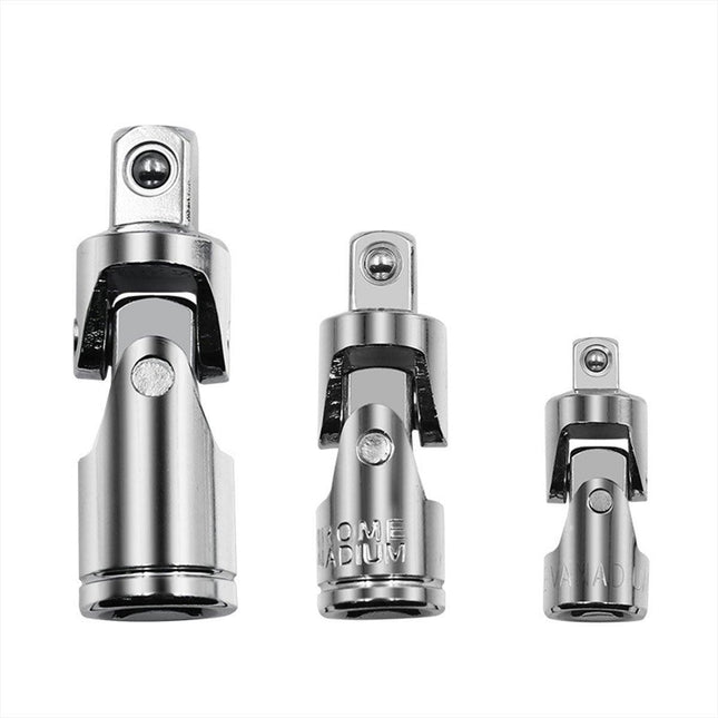 3pcs Universal Adapter Socket Set Steering Wrench Fitting Tool Kit for Repair