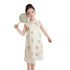 Summer Cheongsam Dress New Chinese Style Retro Girl Cheongsam Outfit