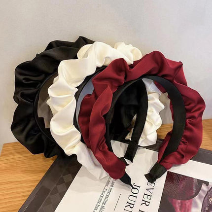 Casual Women Soft Hairband Wide Side Headband Hair Hoop Fashion Accessories - Aimall