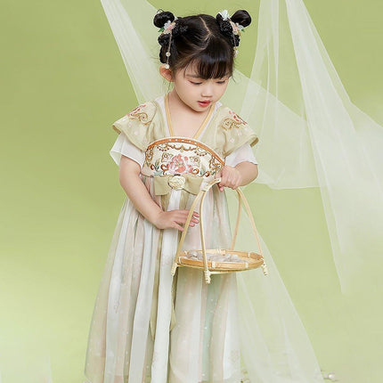 Traditional Chinese Girl Dress Hanfu Style for Performances and Daily Wear