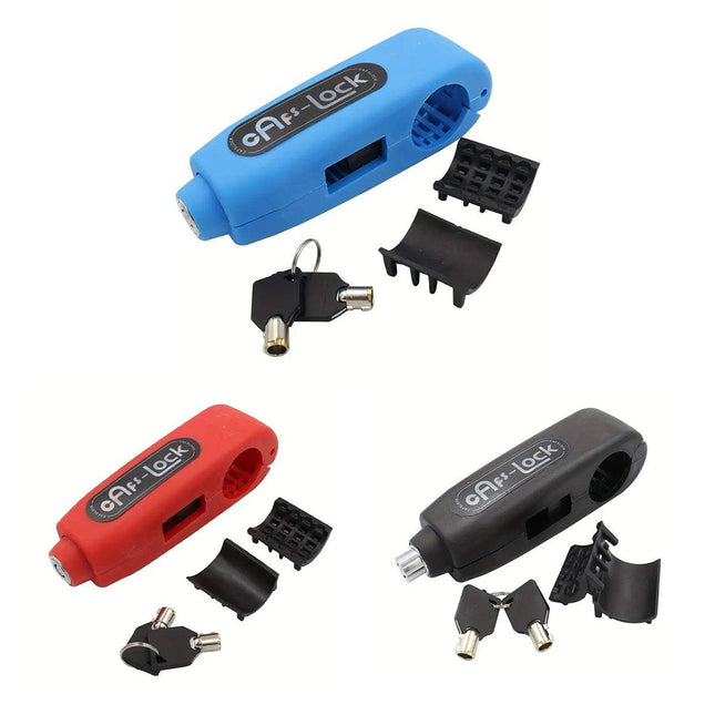 Motorcycle and Electric Bike Handlebar Lock Anti-Theft Security Lock for Bikes