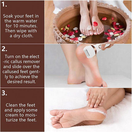 Electric Care Pedicure Kit Foot File Hard Dead Skin Callus Remover Foot Grinder - Aimall
