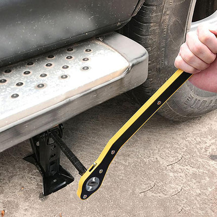 Car Labor-Saving Jack Ratchet Wrench Wheel Hand Crank Cross Wrench Repair Tool - Aimall