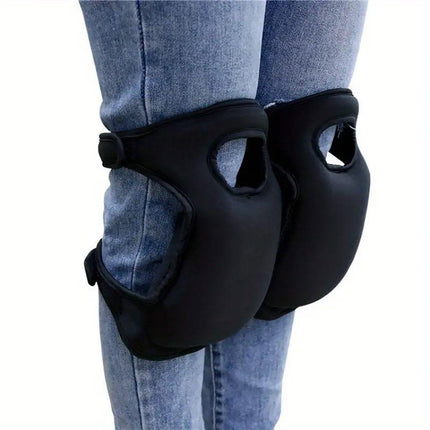 Extra Thick Memory Foam Gardening Knee Pads Soft Non-Slip Adjustable Comfortable