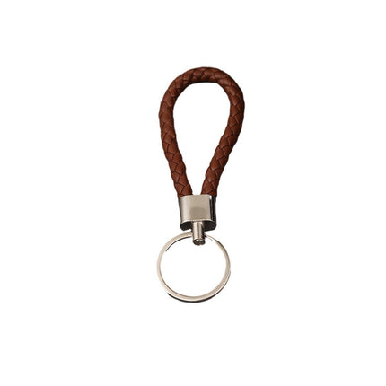 Handmade Leather Rope Keychain Car keychain Bag Pendant Accessories - Aimall