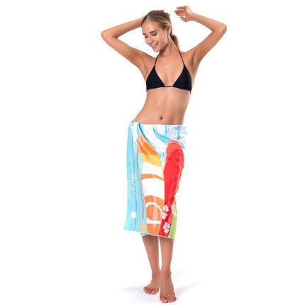 Sand Free XL Beach Towel + Bag Quick Dry Microfibre Compact Light 80x160cm Swim - Aimall