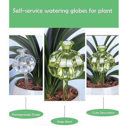 2PCS Automatic Glass Watering Cactus Plant Flower Self Drip Irrigation Tool
