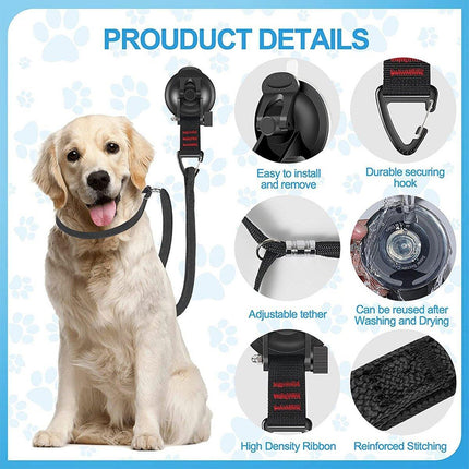 Dog and Cat Grooming Bath Holder Pet Clipper Blow-Dry Leash Table Sling Set