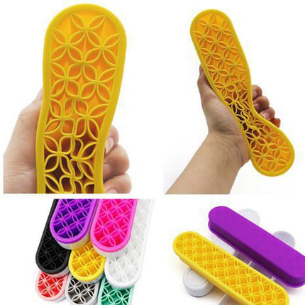 Silicone Makeup Organizer Cosmetic Storage Box Lipstick Brush Holder Desktop Box