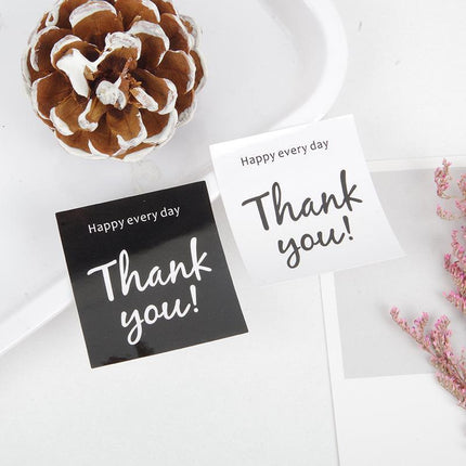 UP TO 80PCS Stickers Labels Thank You Stickers Gift Wrapping Craft Scrapbook DIY - Aimall