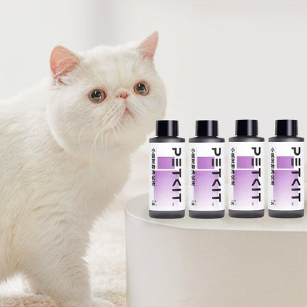 4PCS Smart Cat Litter Box Deodorizer Liquid Purifier with Pear Blossom Scent
