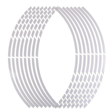 18" Reflective Rim Tape Wheel Stripe Decal Trim Sticker For Car Motorcycle