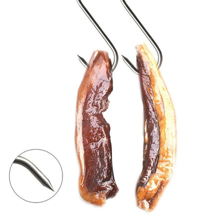 10PCS Steel S Meat Hooks for Beef Pork Lamb Roast Duck BBQ Grill Oven Hanging