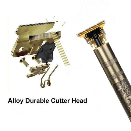 Men's Styling Electric Hair Trimmer Clippers Beard Shaver Cutting Cordless Style - Aimall