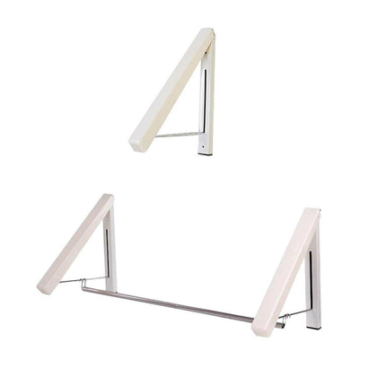 Mini Wall Hanging Retractable Clothes Drying Rack Space Saving Laundry Hanger