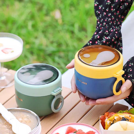 Stainless Steel Lunch Box Thermos Insulated Food Container for Soup and Hot Meal