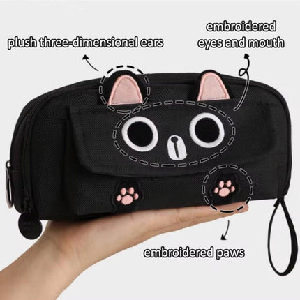 Multifunction Pencil Case For Boys Girls Embroidered Large Capacity Pencil Case