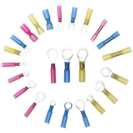 240PCS Heat Shrink Wire Connectors Electrical Crimp Marine Automotive Terminals - Aimall